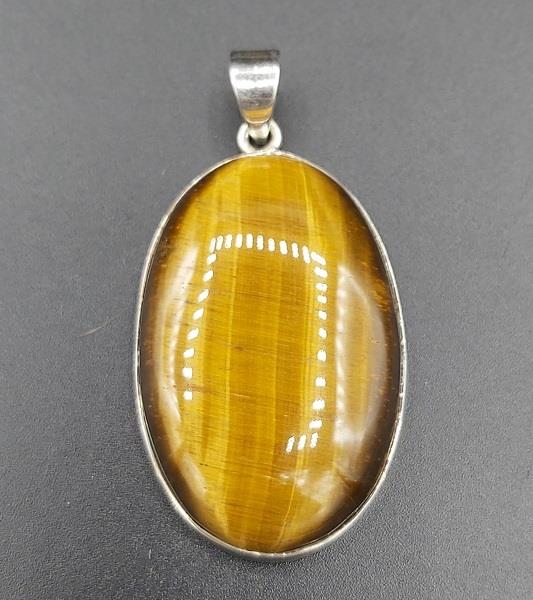 Pendant Tiger's Eye Sterling Silver