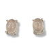 Earrings Rose Quartz Stud Sterling Silver | Earthworks