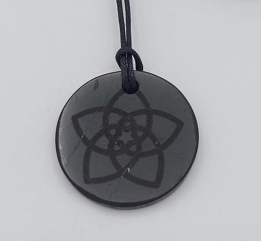 Necklace Shungite Flower with Star | Earthworks