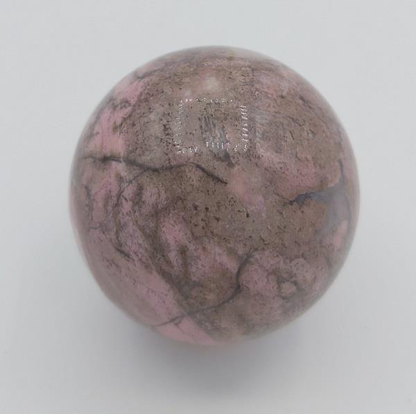Rhodonite Sphere 104g Approximate