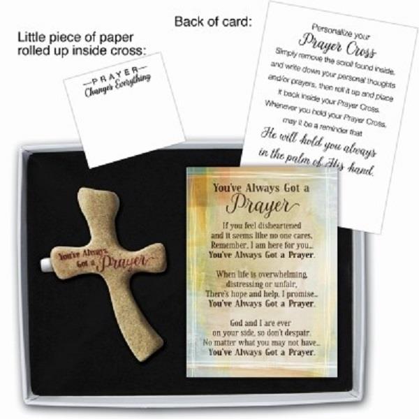 You've Always Got A Prayer Cross with Card | Earthworks