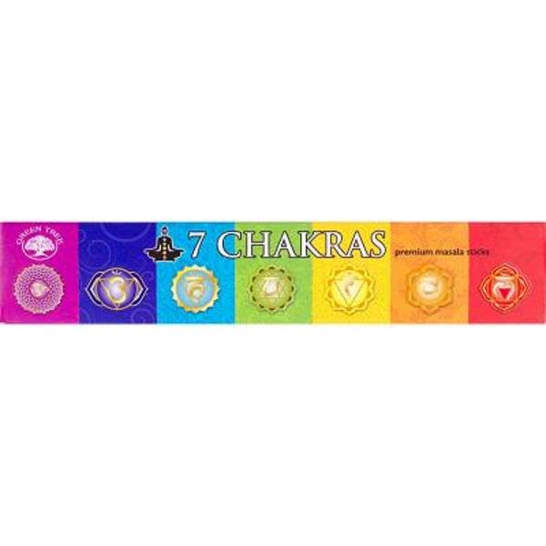 Green Tree Incense 7 Chakra 15g