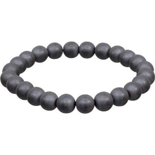 8mm Bracelet Hematite Matt Finish