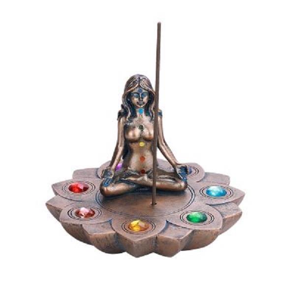 Incense Burner Yoga Chakra