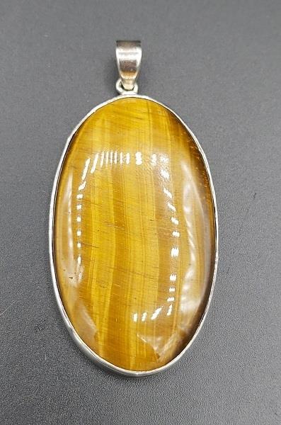 Pendant Tiger's Eye Sterling Silver