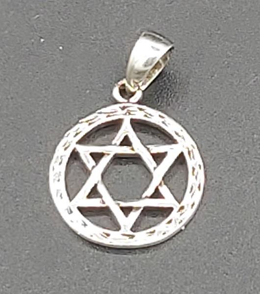 Pendant Star Of David Sterling Silver