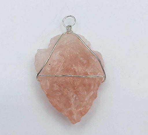 Pendant Rose Quartz Arrowhead | Earthworks