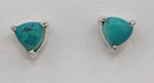 Earrings Turquoise Sterling Silver Stud | Earthworks