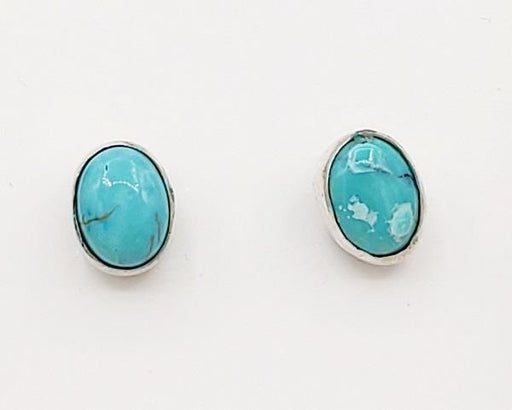 Earrings Turquoise Sterling Silver Stud | Earthworks