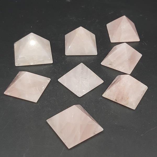Rose Quartz Pyramid Mini