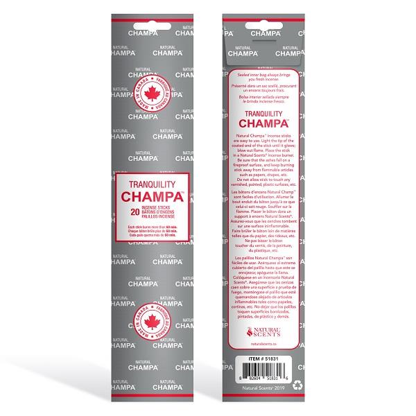 Champa Incense Tranquility 20 sticks