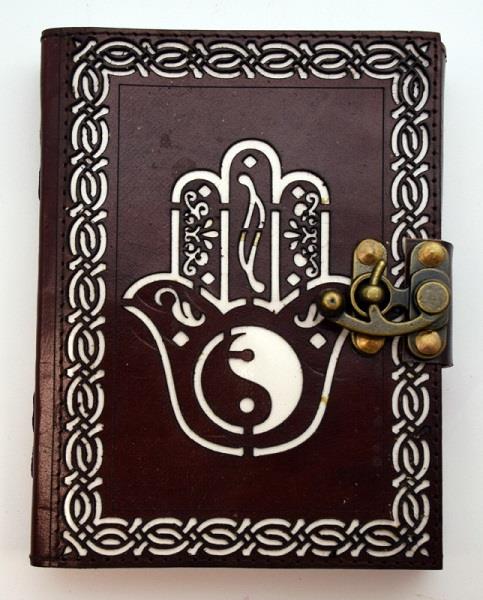 Leather Journal Hand of Fatima