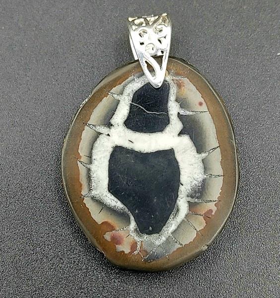 Pendant Septarian Sterling Silver