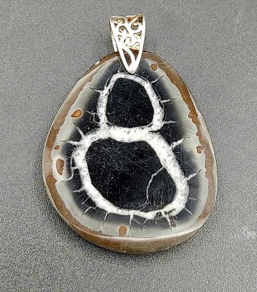 Pendant Septarian Sterling Silver