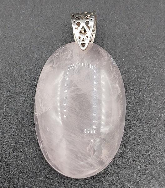 Pendant Rose Quartz Sterling Silver