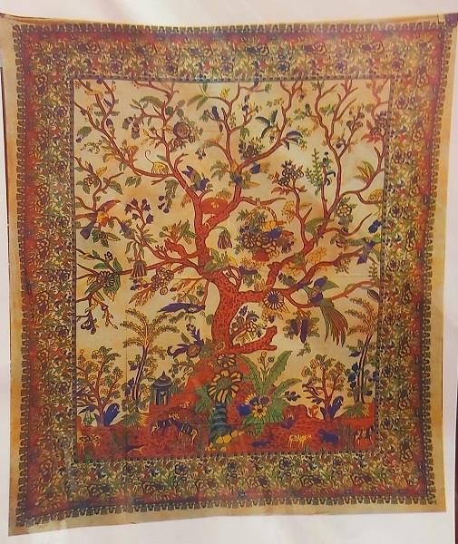 Throw Tree Of Life Orange | Earthworks