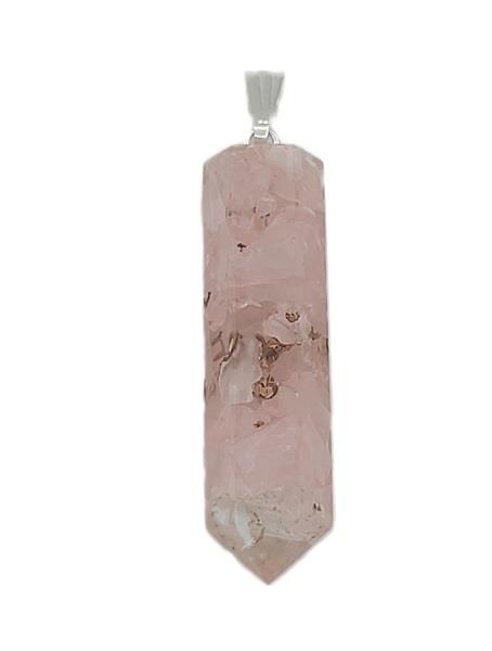 Pendant Orgonite Generator Rose Quartz | Earthworks