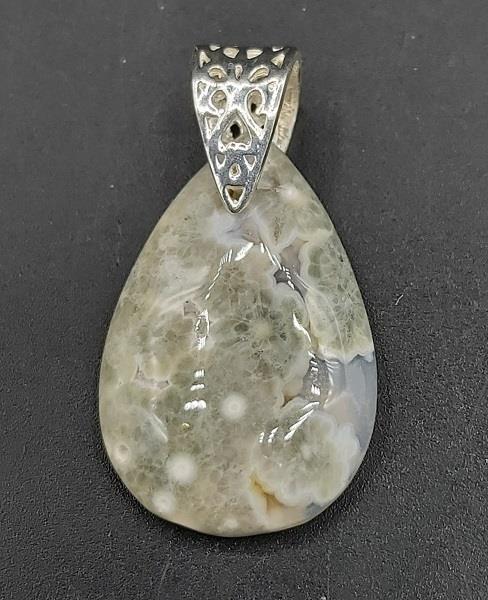 Pendant Ocean Jasper Sterling Silver