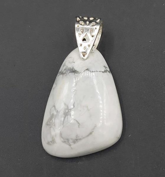 Pendant Howlite Sterling Silver