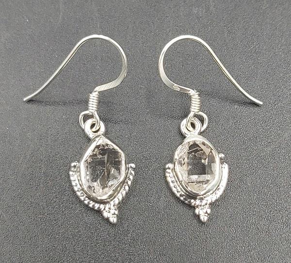 Earrings Herkimer Diamond Sterling Silver