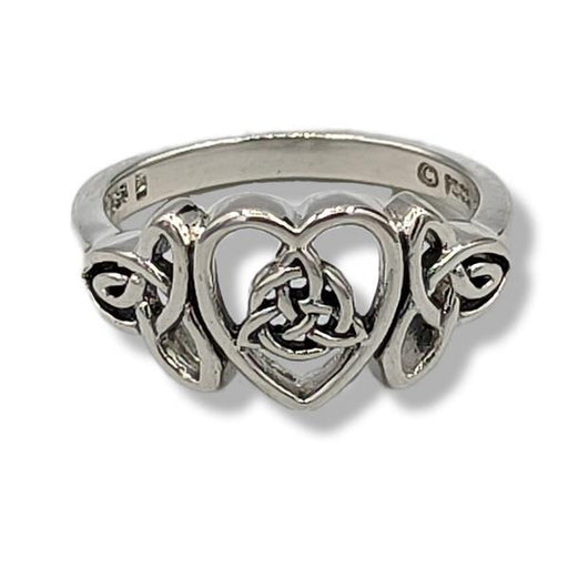 Ring Celtic Heart Sterling Silver | Earthworks 