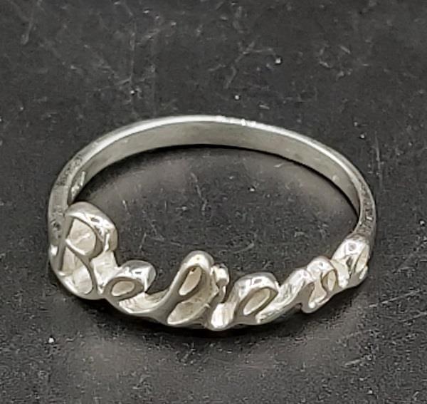 Ring Believe Sterling Silver