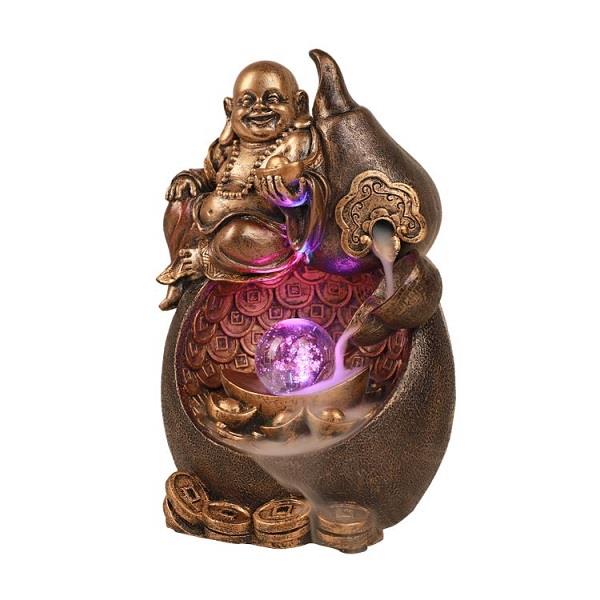 Backflow Incense Burner Happy Buddha