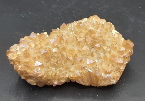 Tangerine Aura Quartz Cluster 145g Approximate