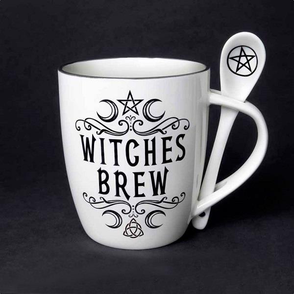 Mug & Spoon Set Witches Brew