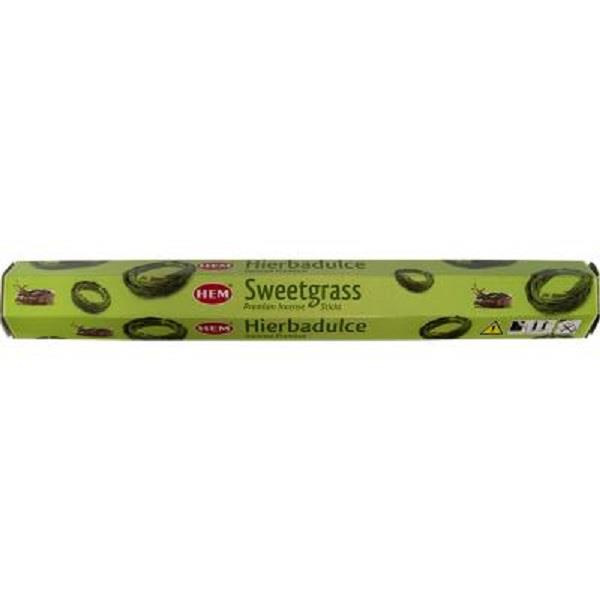 Hem Incense Sweetgrass 20g Approximate | Earthworks 