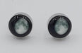 Moonglow Earrings 7A Waxing Gibbous Moon | Earthworks