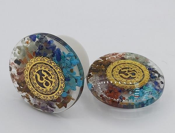 Phone Holder Orgonite Lotus with Om