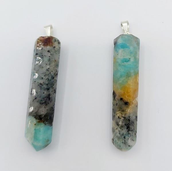 Pendant Amazonite Point
