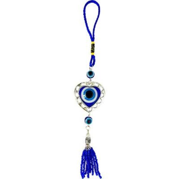 9.5" Talisman Evil Eye Puffed Heart