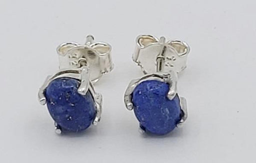 Earrings Lapis Lazuli Sterling Silver Stud | Earthworks