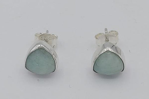 Earrings Amazonite Sterling Silver Stud | Earthworks