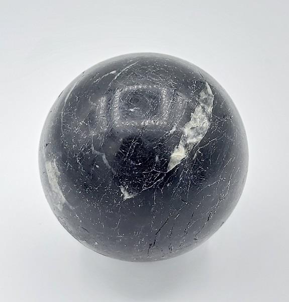 Black Tourmaline Sphere 280g Approximate | Earthworks