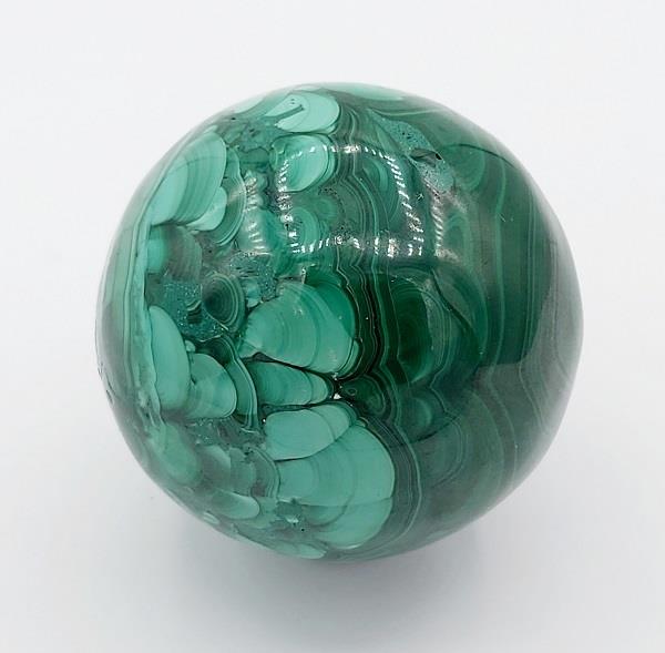 Malachite Sphere 364g Approximate | Earthworks