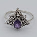 Ring Amethyst Sterling Silver | Earthworks 