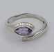 Ring Amethyst Wrapped Stering Silver | Earthworks 