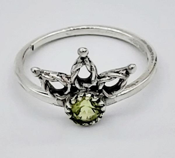 Ring Peridot Sterling Silver | Earthworks