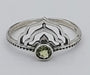 Ring Peridot Sterling Silver | Earthworks 