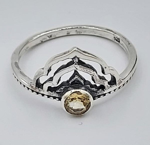 Ring Citrine Sterling Silver | Earthworks