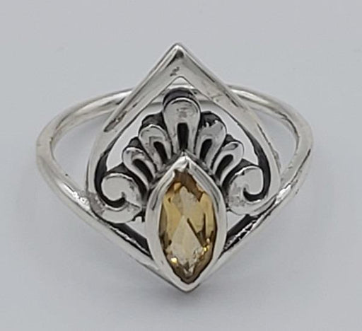 Ring Citrine Sterling Silver | Earthworks 