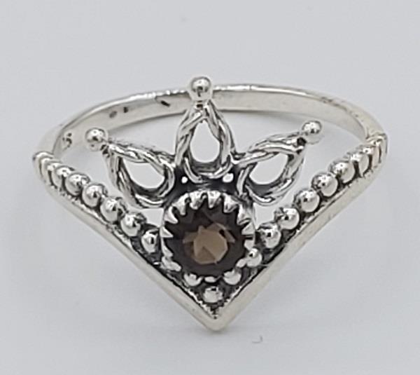 Ring Smokey Quartz Sterling Silver | Earthworks 