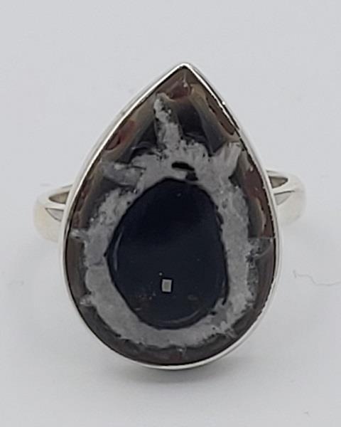 Ring Septarian Sterling Silver | Earthworks 