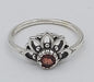 Ring Garnet Sterling Silver | Earthworks 