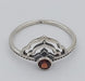 Ring Garnet Sterling Silver | Earthworks 