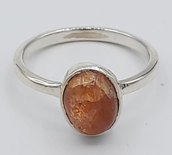 Ring Sunstone Sterling Silver | Earthworks 