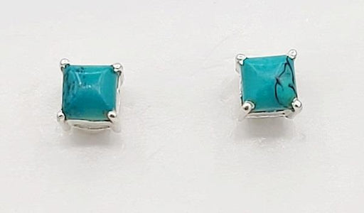 Earrings Turquoise Sterling Silver Stud | Earthworks 